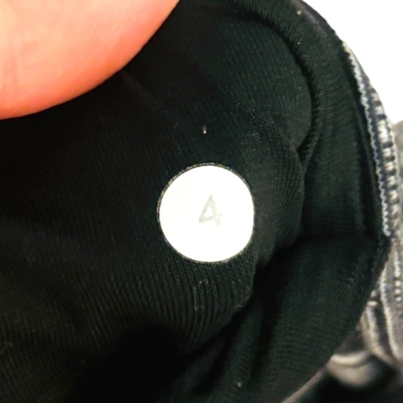 Lululemon Wunder Under Pant III  Legging Cyber Stripe Deep Coal Black SZ 4 - Picture 7 of 11
